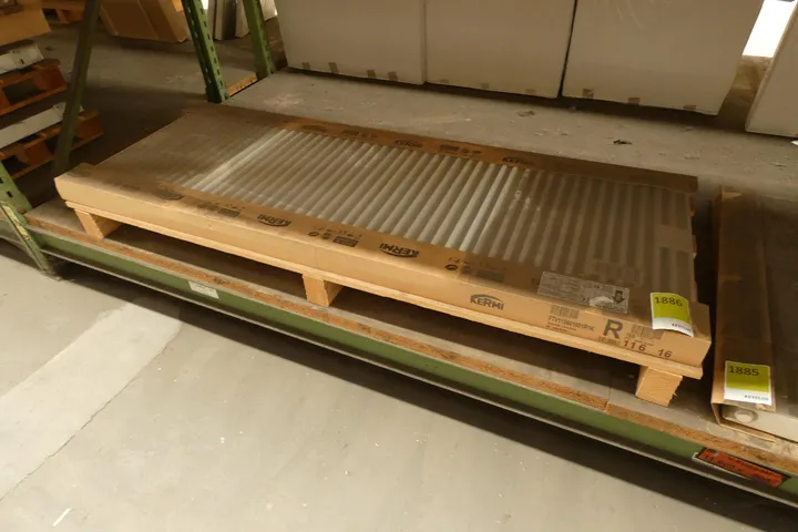 Kermi - Heizk. Therm X2 Profil-V Typ 11, BH 600, BL 1600 mm, weiß, AG rechts